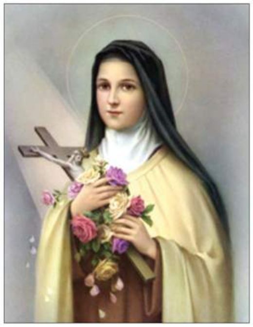 Skt. Therese var ogs kendt som Den lille blomst af Jesus